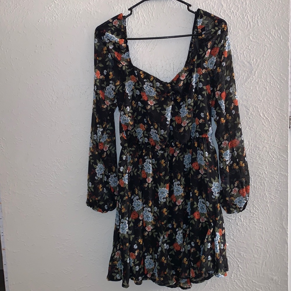 Floral mini dress